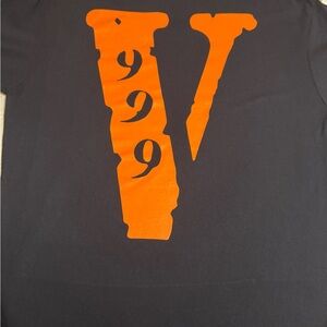 VLONE Black and Orange Short Sleeve Tee